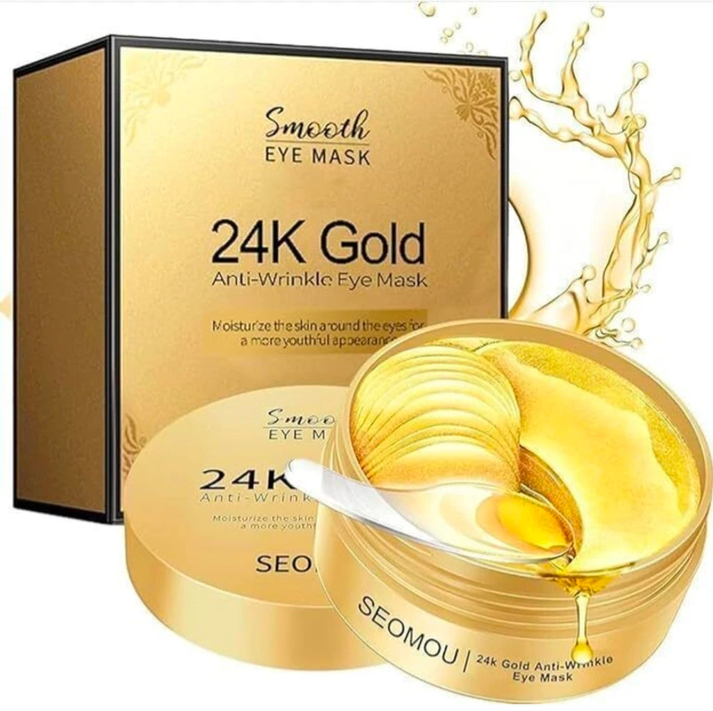 24K Gold Eye Patches - Buy 1 Get 1 Free