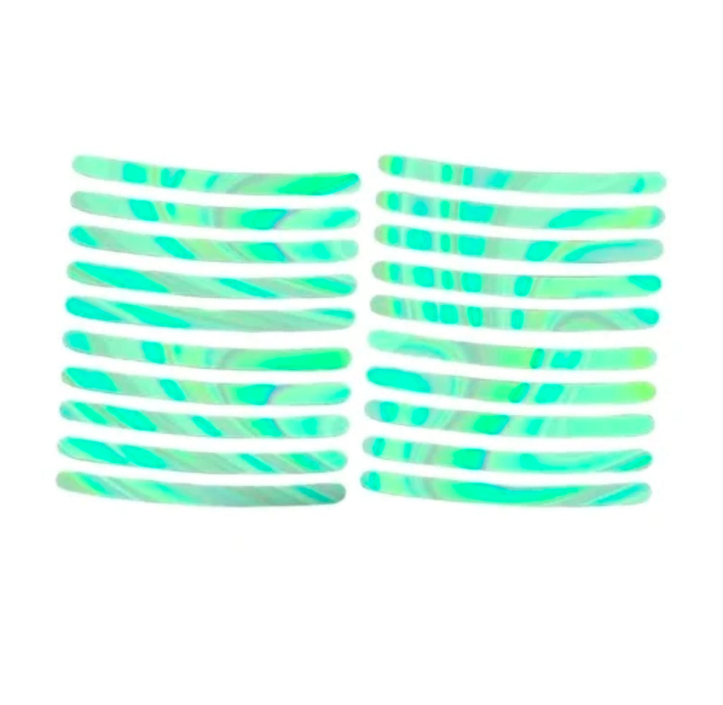 Car & Bike Wheel Glossy Reflector Stickers
